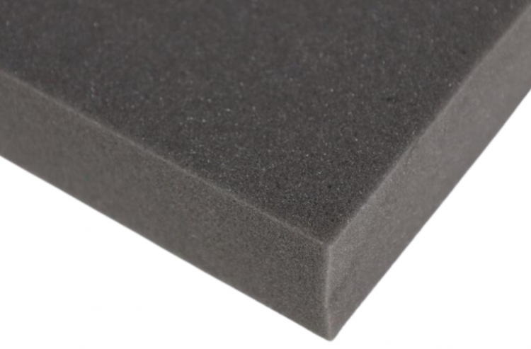 Mousse Polyuréthane - mousse grise lisse
