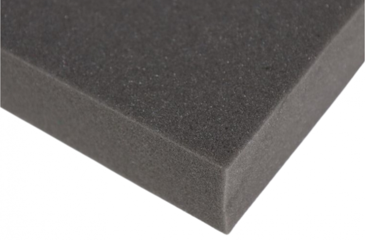 Mousse Polyuréthane - mousse grise lisse
