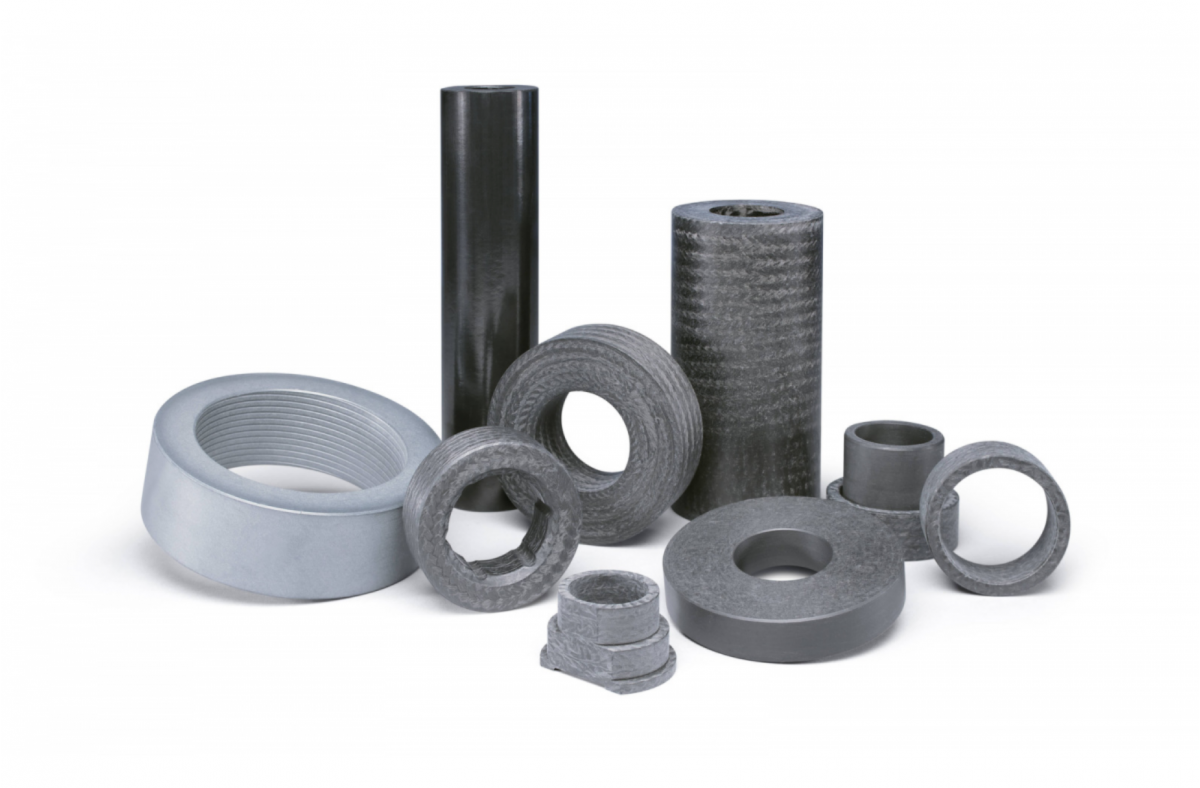 WR® Greene Tweed - plusieurs produits sont disposés ensemble