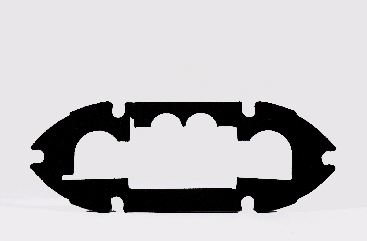 Néoprène cellulaire MN2175 noir
