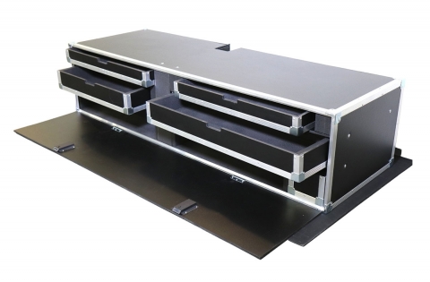 Flight case pour le rangement de pièces moteurs (aéronautique)