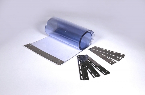 Rideau à lanières PVC sur...