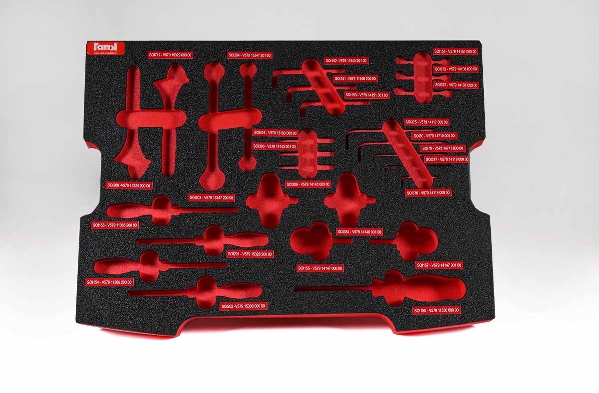 Calage en mousse sur mesure
