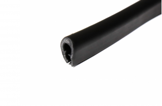 Profilés élastomères - schéma type pince bi-matières avec armature
