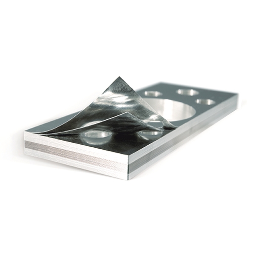 Cales pelables aluminium avec partie solide