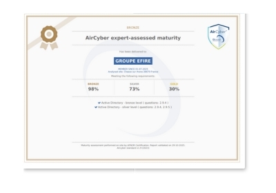 Certification AirCyber Groupe Efire