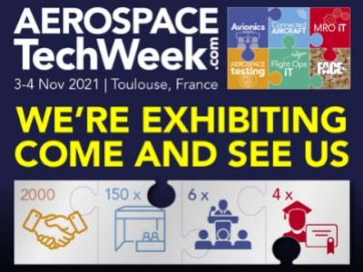 Midi Caoutchouc présent au salon Aerospace TechWeek (salon de l'aérospatiale)